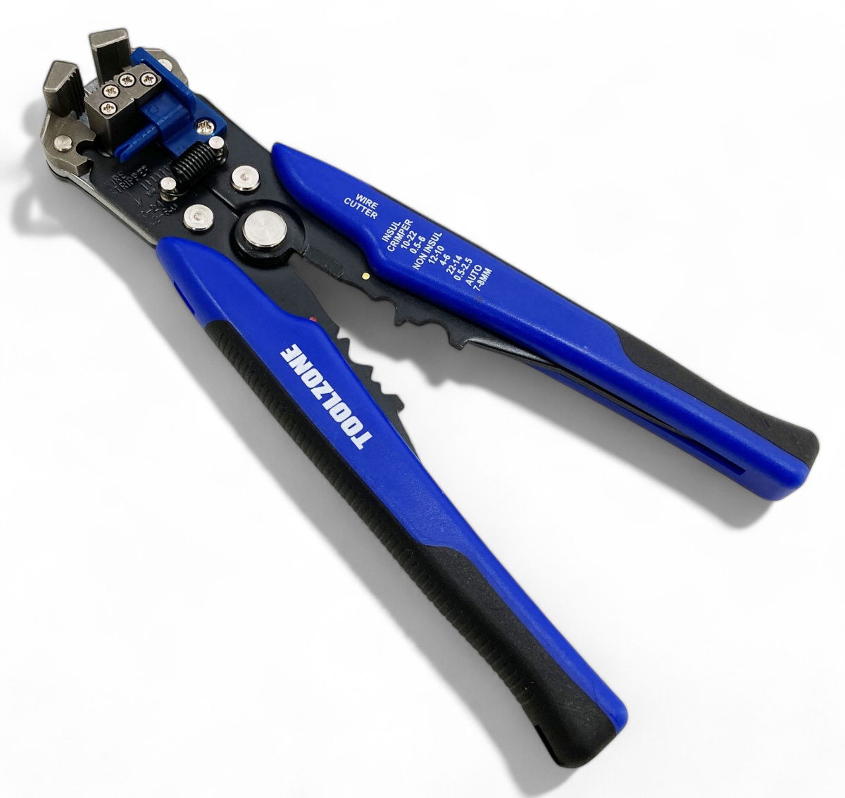 AUTO STRIPPER AND CRIMPER 10-24 awg 0.13-6.0mm² BLUE - TOOLZONE KDPPL256
