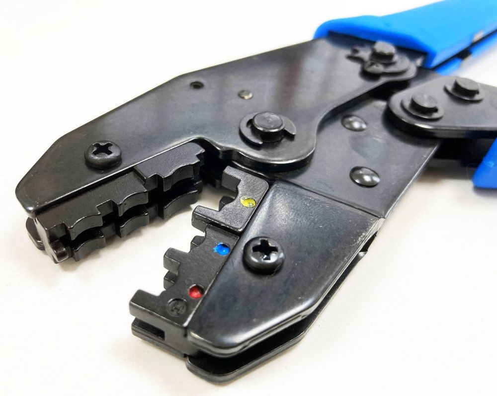 RATCHET CRIMPING PLIERS 1mm²-6mm² 230mm - TOOLZONE KDPPL261