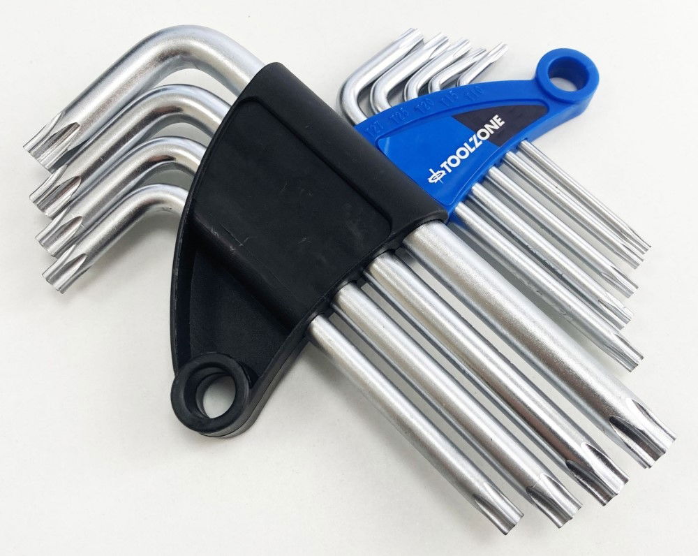 SHORT STAR KEY SET 9PC T10-T50 - TOOLZONE KDPSD073