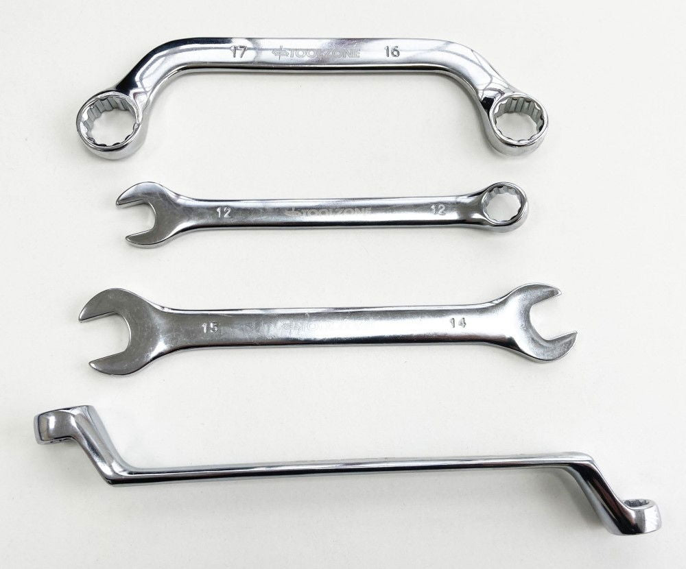 SPANNER SET 50pc CHROME VANADIUM POLISHED FINISH METRIC - TOOLZONE KDPSP143