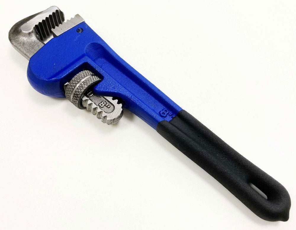 STILLSON WRENCH 8 DROP FORGED CARBON STEEL MAX JAW 30mm - TOOLZONE KDPSP180