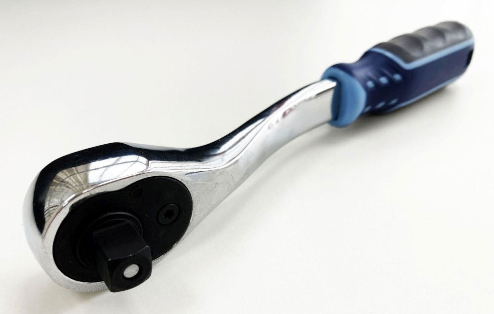 RATCHET HANDLE 3/8 DRIVE 90 TEETH 3 COLOUR CRV - TOOLZONE KDPSS231