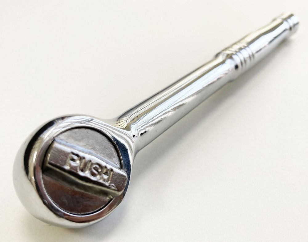 RATCHET HANDLE 1/4 DRIVE POLISHED CHROME QUICK RELEASE - TOOLZONE KDPSS239