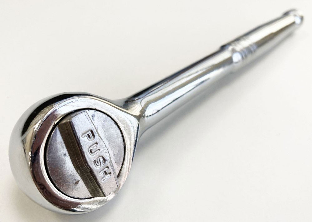 RATCHET HANDLE 3/8 DRIVE POLISHED CHROME QUICK RELEASE - TOOLZONE KDPSS240