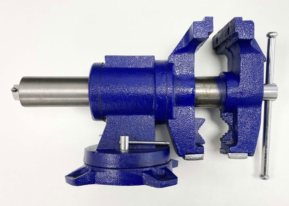 YORK VICE ROTATING BODY PIPE CLAMP 5 125mm JAW 360° SWIVEL BASE - TOOLZONE KDPVC015