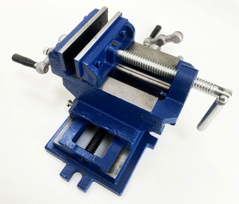 CROSS SLIDE VICE 4 94mm JAW OPENING 104mm JAW WIDTH - TOOLZONE KDPVC016