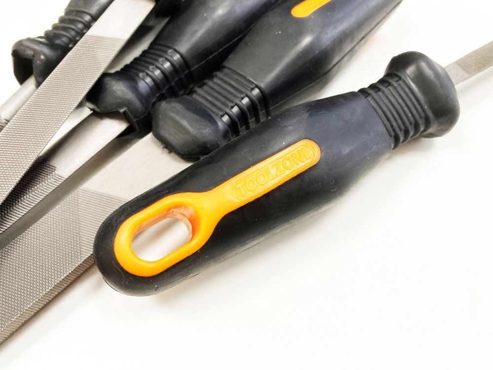 FILE SET 5PC 8 T12 STEEL SOFT GRIP HANDLES - TOOLZONE KDPWW163