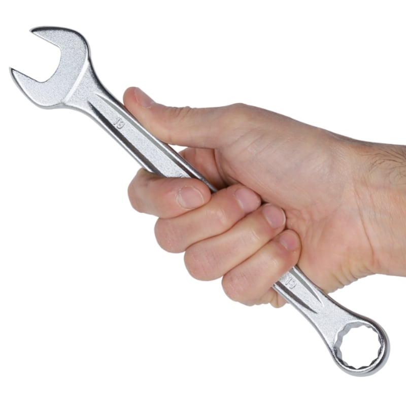 Combination Spanner Wrench Open Offset Ring Ends Chrome-Plated 7mm - Beta Tools 42 7