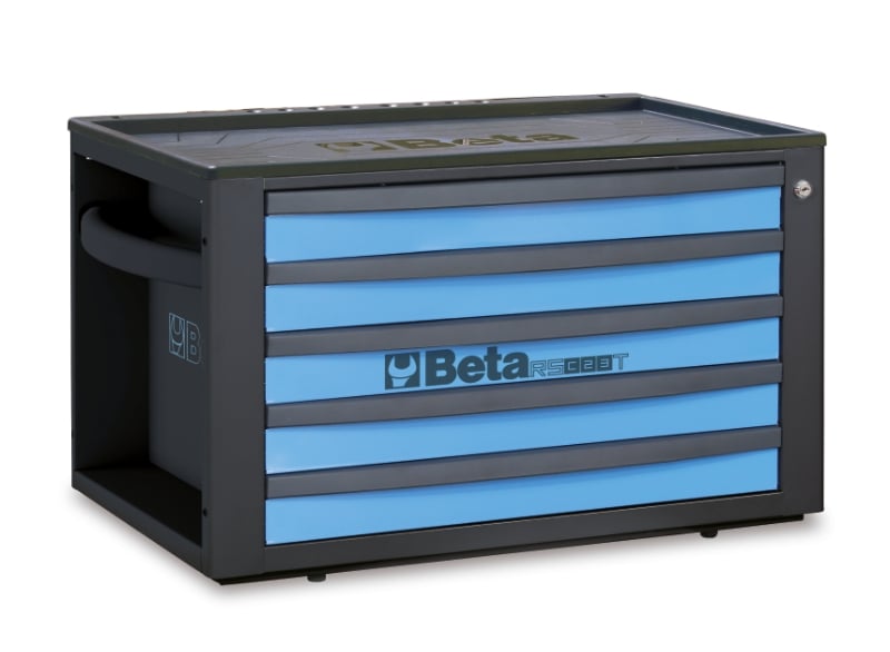 Portable Tool Chest with 5 Drawers and Centralized Lock - Beta Tools RSC23T-O