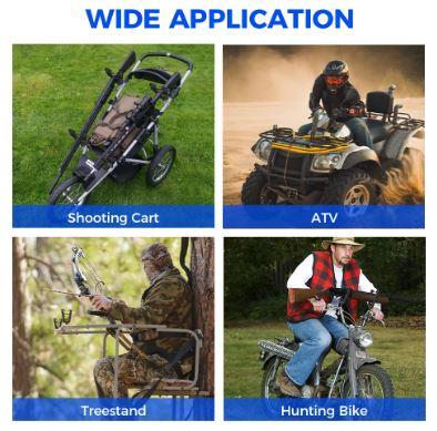 SINGLE GUN RACK (PAIR) ATV UTV UNIVERSAL, GUN / BOW HOLDER UNIVERSAL