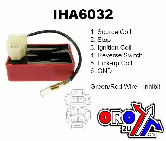 CDI BOX TRX90 1993-05, 30410-HF7-008, 160-02027, IHA6032,AT-01082