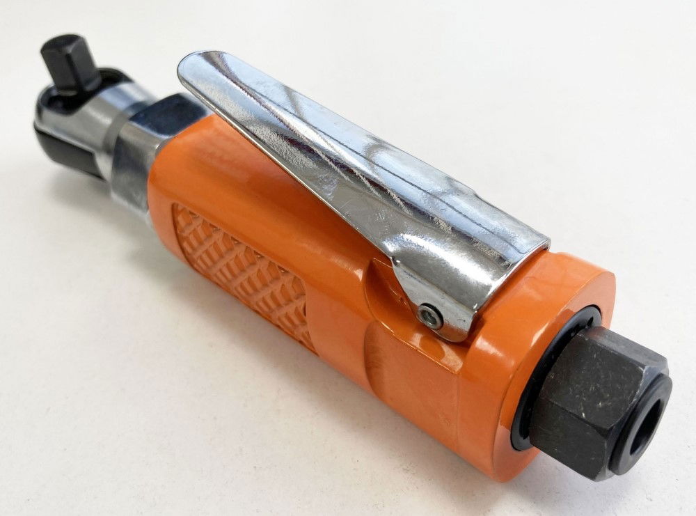 AIR RATCHET STUBBY 3/8 DRIVE ORANGE - TOOLZONE KDPAT002