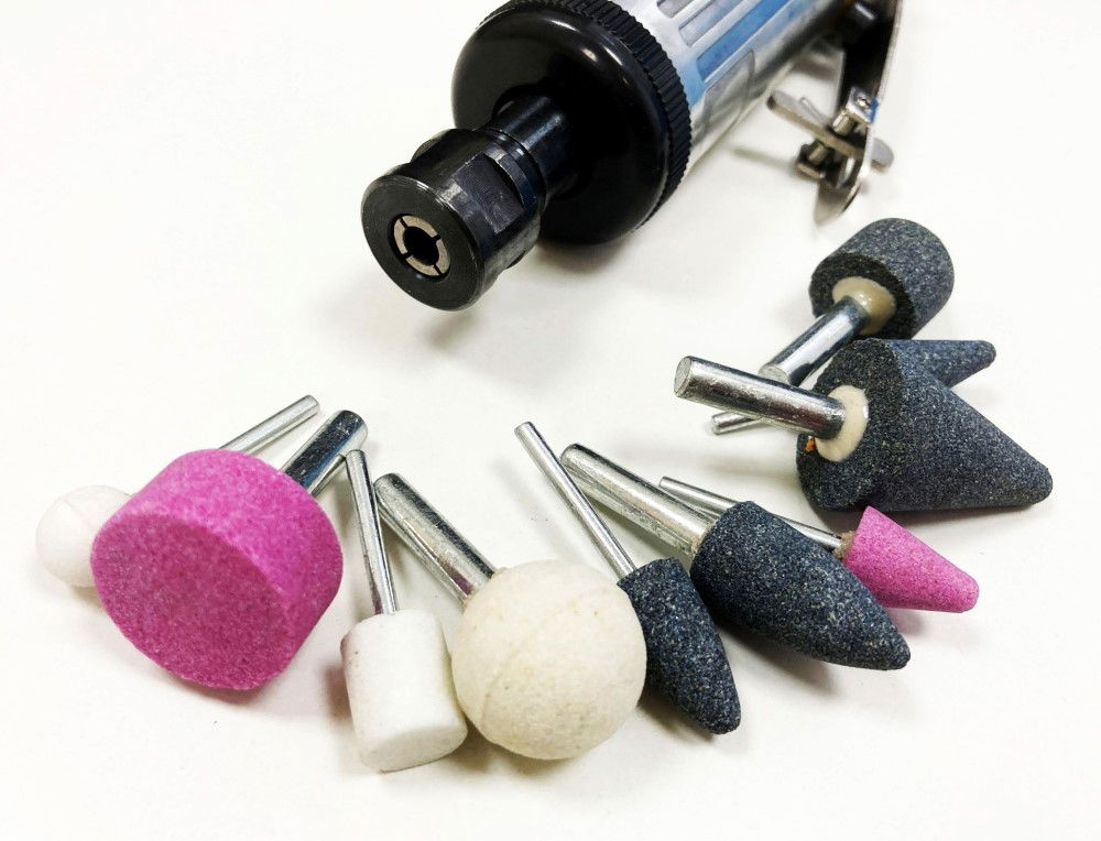DIE GRINDER KIT 1/4 WITH 1/8 AND 1/4 COLLETS - TOOLZONE KDPAT021