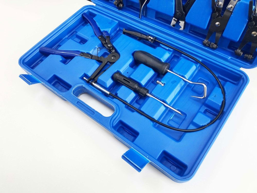 HOSE CLAMP PLIER SET 9pc WITH REMOVER AND SWIVEL JAW TOOLS - TOOLZONE KDPAU043