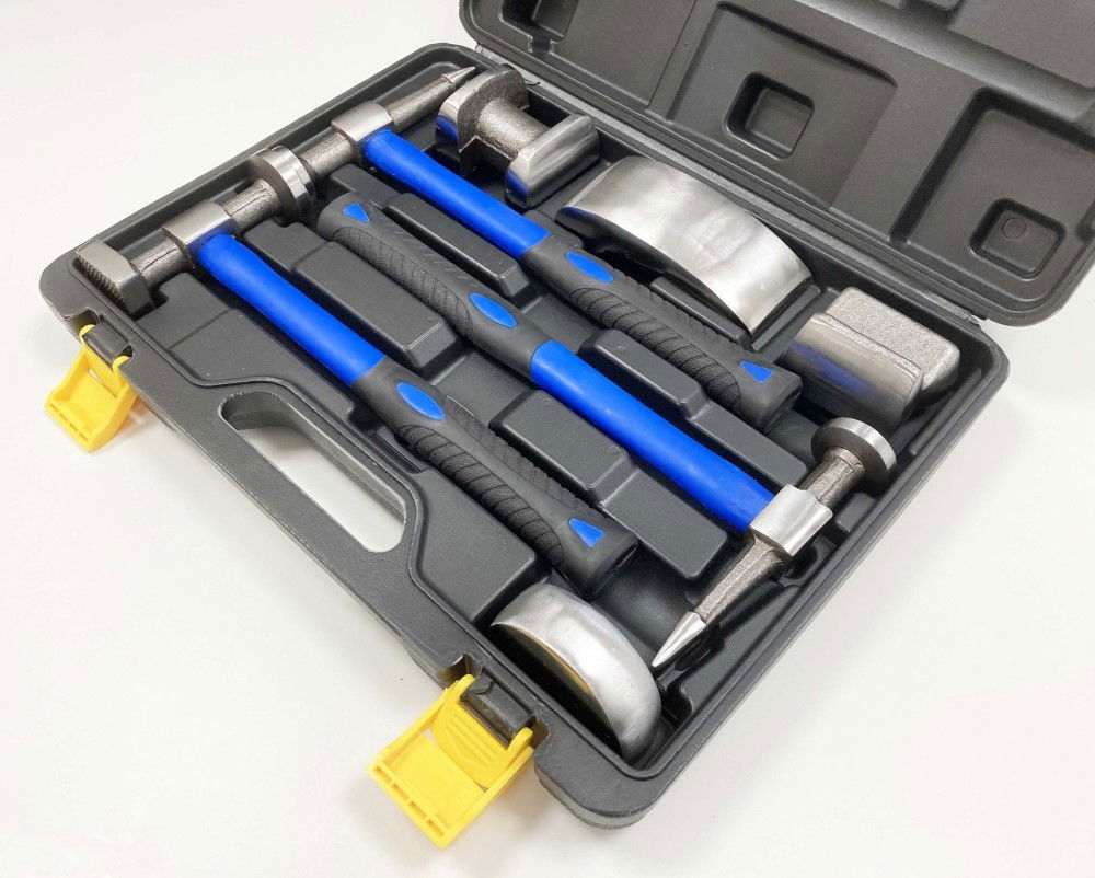 BODY REPAIR KIT 7pc FIBRE GLASS HANDLES - TOOLZONE KDPAU232