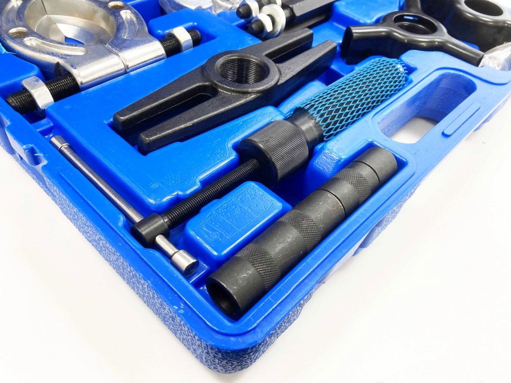 HYDRAULIC GEAR PULLER SET 10ton 9 LEGS 100mm 150mm 200mm - TOOLZONE KDPAU274