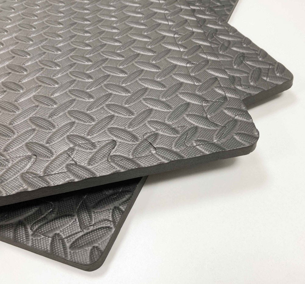 ANTI FATIGUE FOAM FLOORING 6pc 600 x 600mm COVERS 2.23m² - TOOLZONE KDPAU305