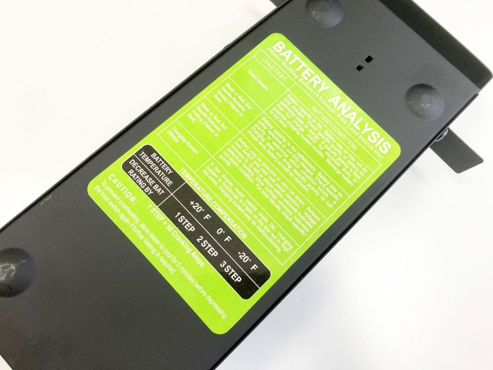 BATTERY TESTER 6/12v 100A ANALOGUE DISPLAY 0-16vdc - TOOLZONE KDPBT030