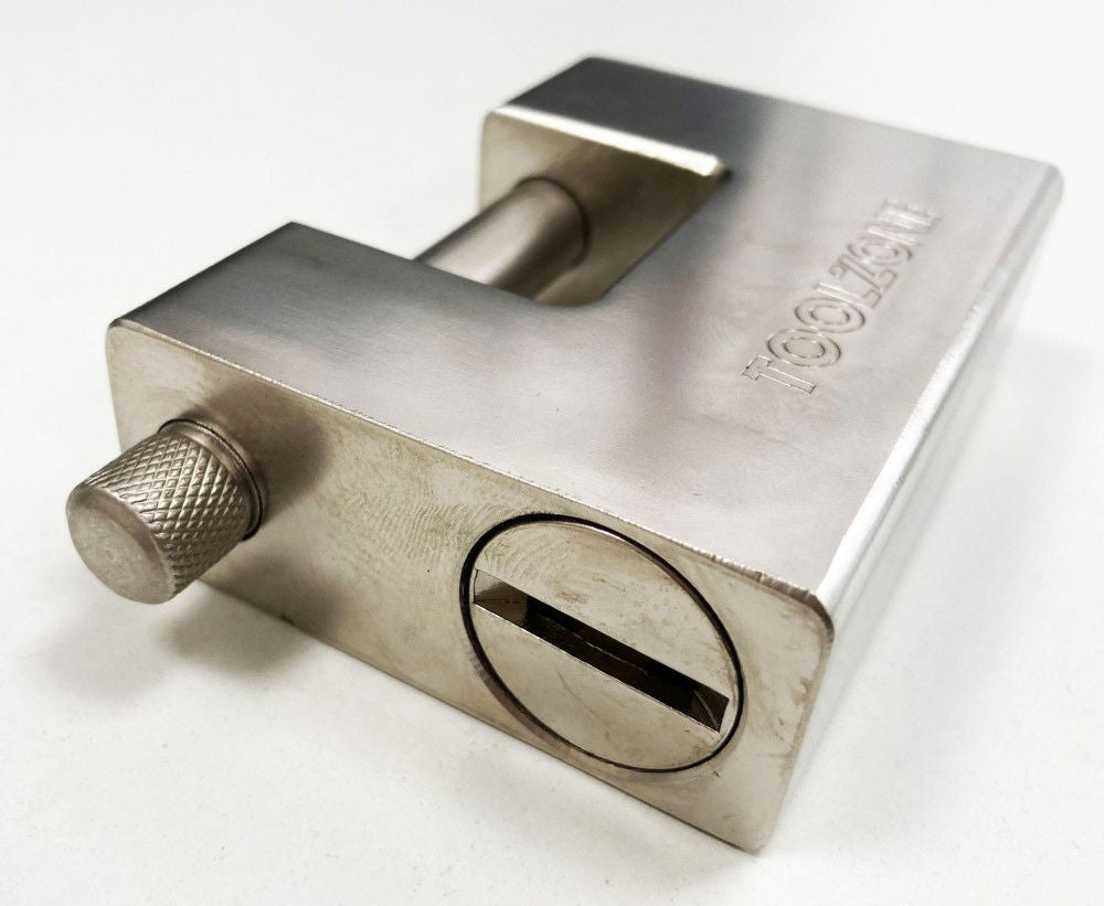PADLOCK HEAVY DUTY CONTAINER 95mm SHANK 12.85mm WITH 5 KEYS - TOOLZONE KDPLK008