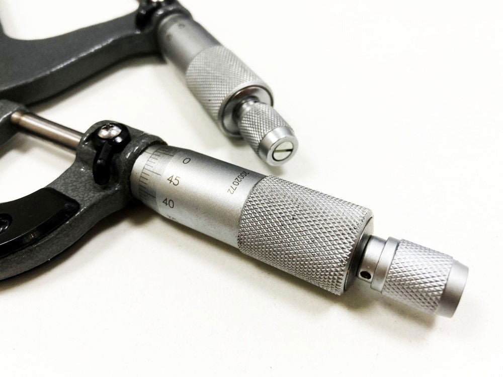 MICROMETER SET 4PC 0-100mm 0.01mm GRADUATIONS - TOOLZONE KDPMS057