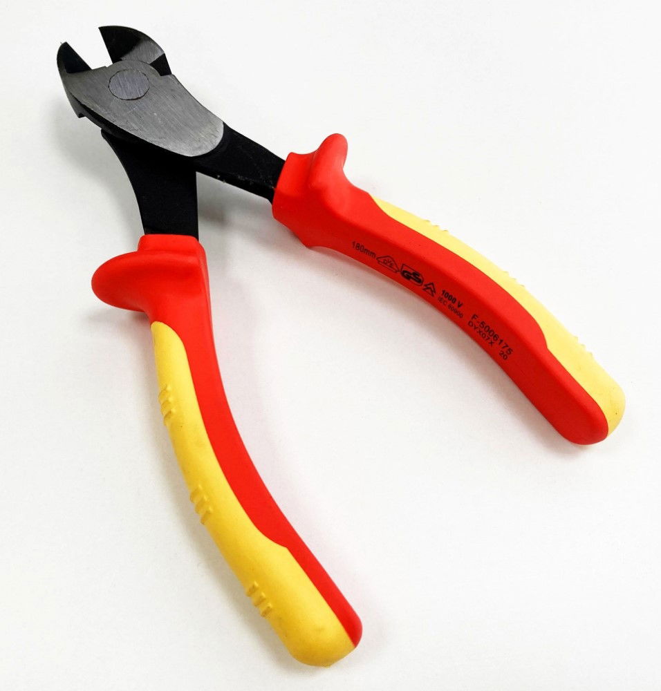 SIDE CUTTER PLIER VDE 7 1/2 6150 CRV STEEL 1000V - TOOLZONE KDPPL135