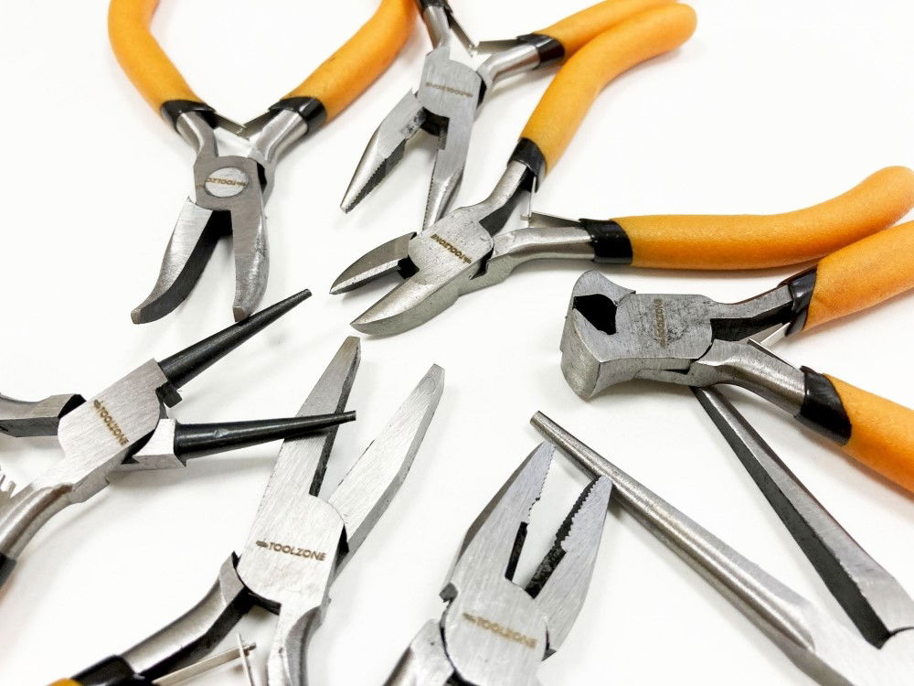 MINI PLIER SET ASSORTED 8PC CHROME VANADIUM STEEL - TOOLZONE KDPPL137