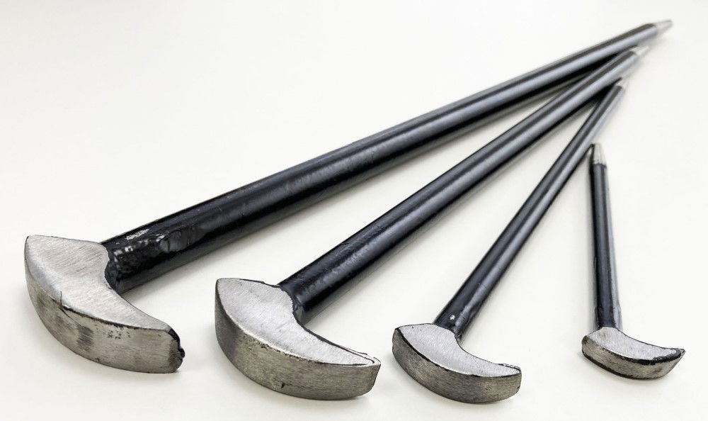 PRY BAR SET HEEL & TOE 4PC 6, 12, 16, 20 DROP FORGED - TOOLZONE KDPPN087