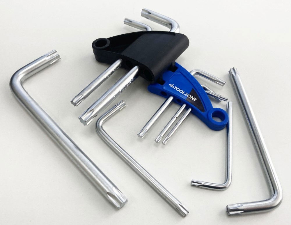 SHORT STAR KEY SET 9PC T10-T50 - TOOLZONE KDPSD073