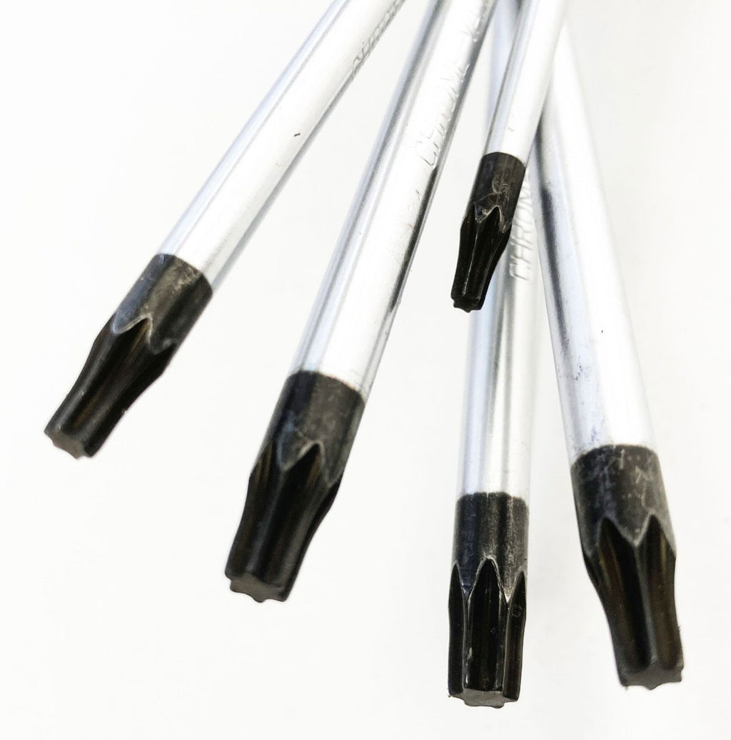 STAR SCREWDRIVER SET 6PC 250mm T10-T30 - TOOLZONE KDPSD089