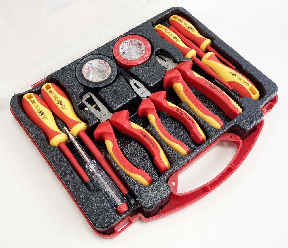 VDE ELECTRICIANS TOOL KIT 11PC - TOOLZONE KDPSD301
