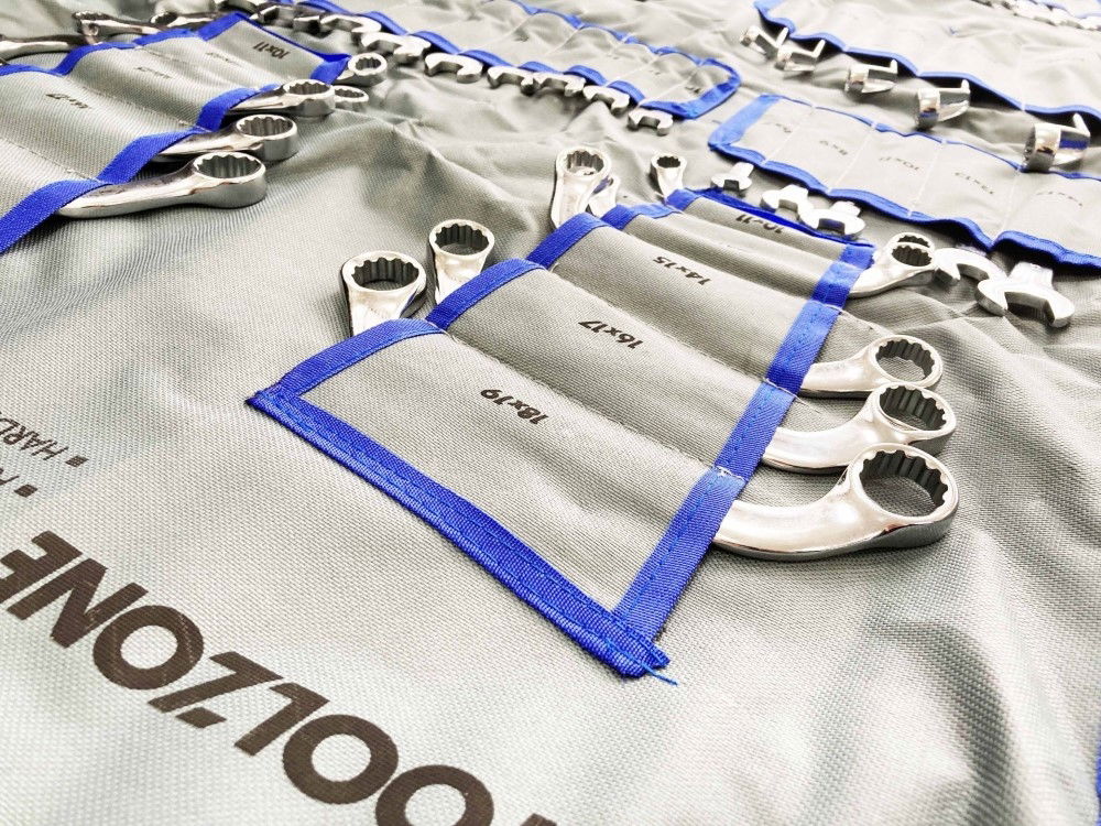 SPANNER SET 50pc CHROME VANADIUM POLISHED FINISH METRIC - TOOLZONE KDPSP143