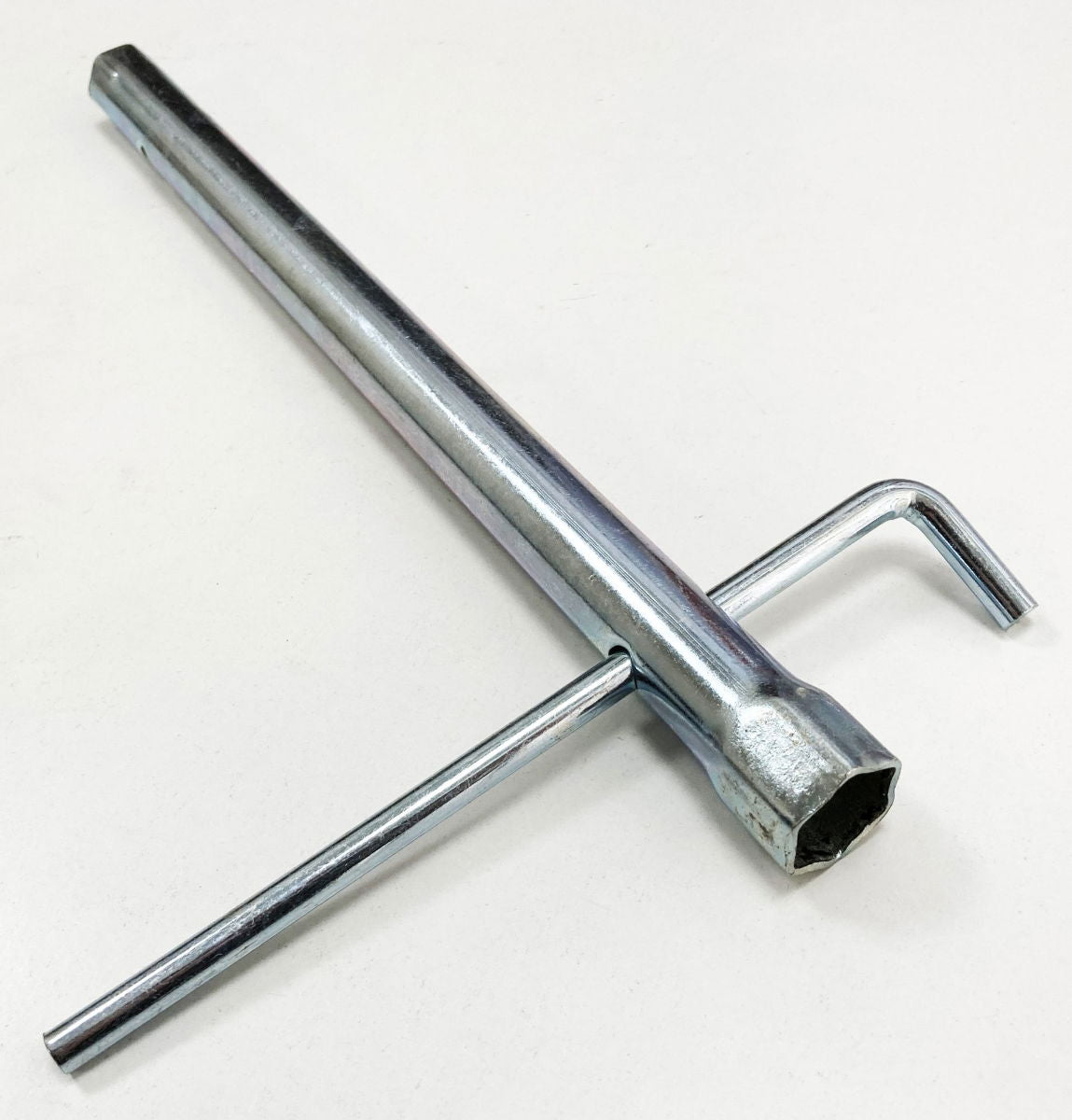 SPARK PLUG SPANNER 16 x 18mm 300mm INTEGRAL L SHAPE TOMMY BAR - TOOLZONE KDPSP197