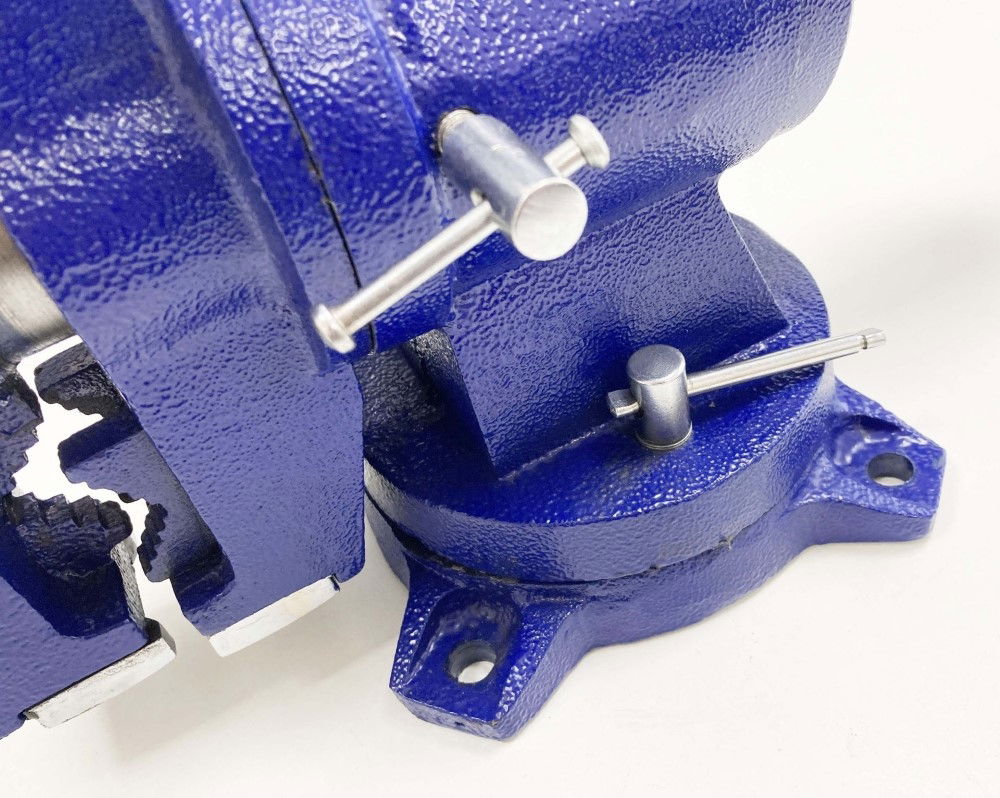 YORK VICE ROTATING BODY PIPE CLAMP 5 125mm JAW 360° SWIVEL BASE - TOOLZONE KDPVC015