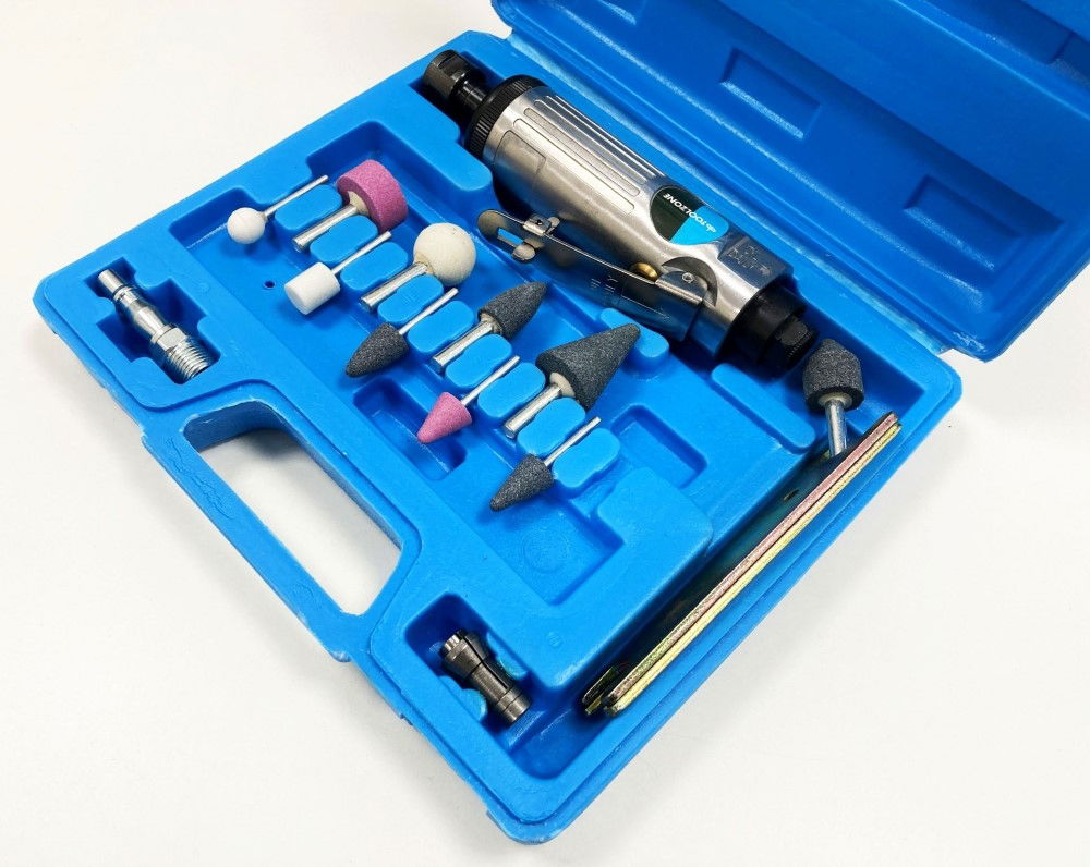 DIE GRINDER KIT 1/4 WITH 1/8 AND 1/4 COLLETS - TOOLZONE KDPAT021