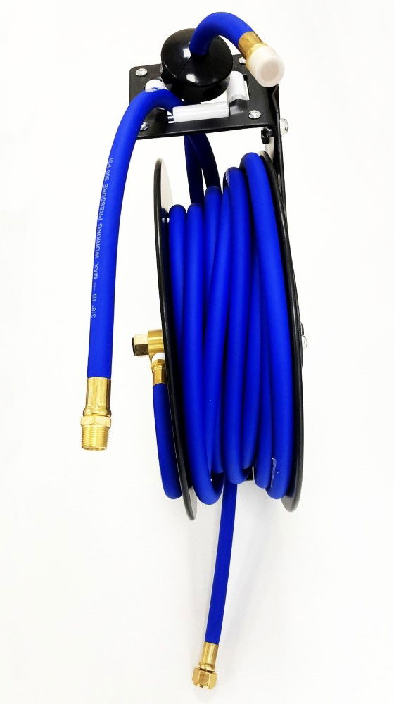 RETRACTABLE AIR HOSE 30ft 3/8 WORKING PRESSURE 300psi AUTO REWIND - TOOLZONE KDPAT102