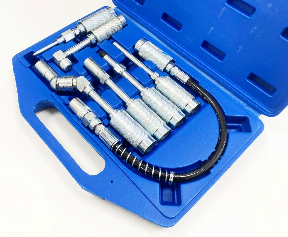 GREASE GUN ADAPTOR SET 7pc - TOOLZONE KDPAU364
