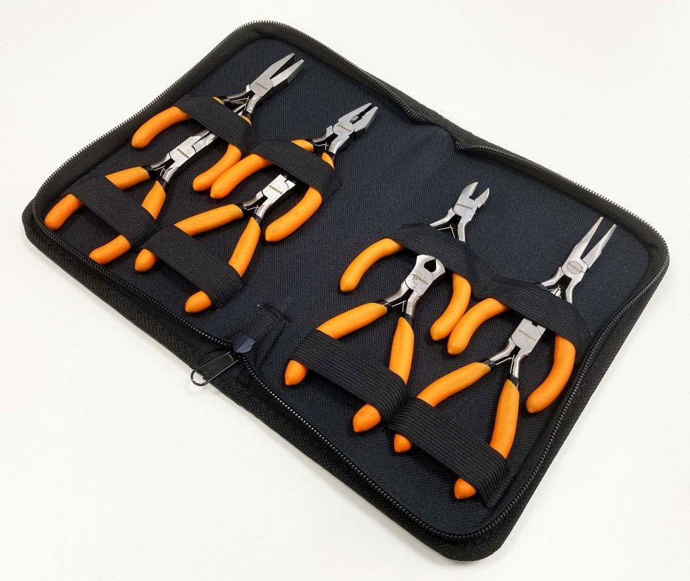 MINI PLIER SET ASSORTED 8PC CHROME VANADIUM STEEL - TOOLZONE KDPPL137