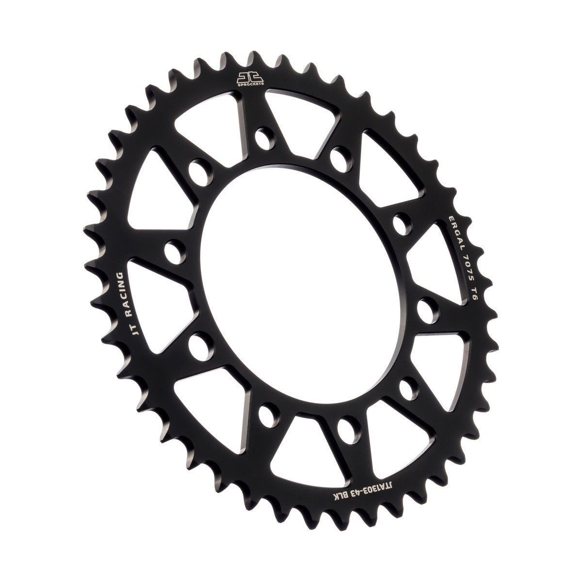 REAR SPROCKET ALLOY JTA1303.43 BLACK, HONDA ROAD CHAIN 520