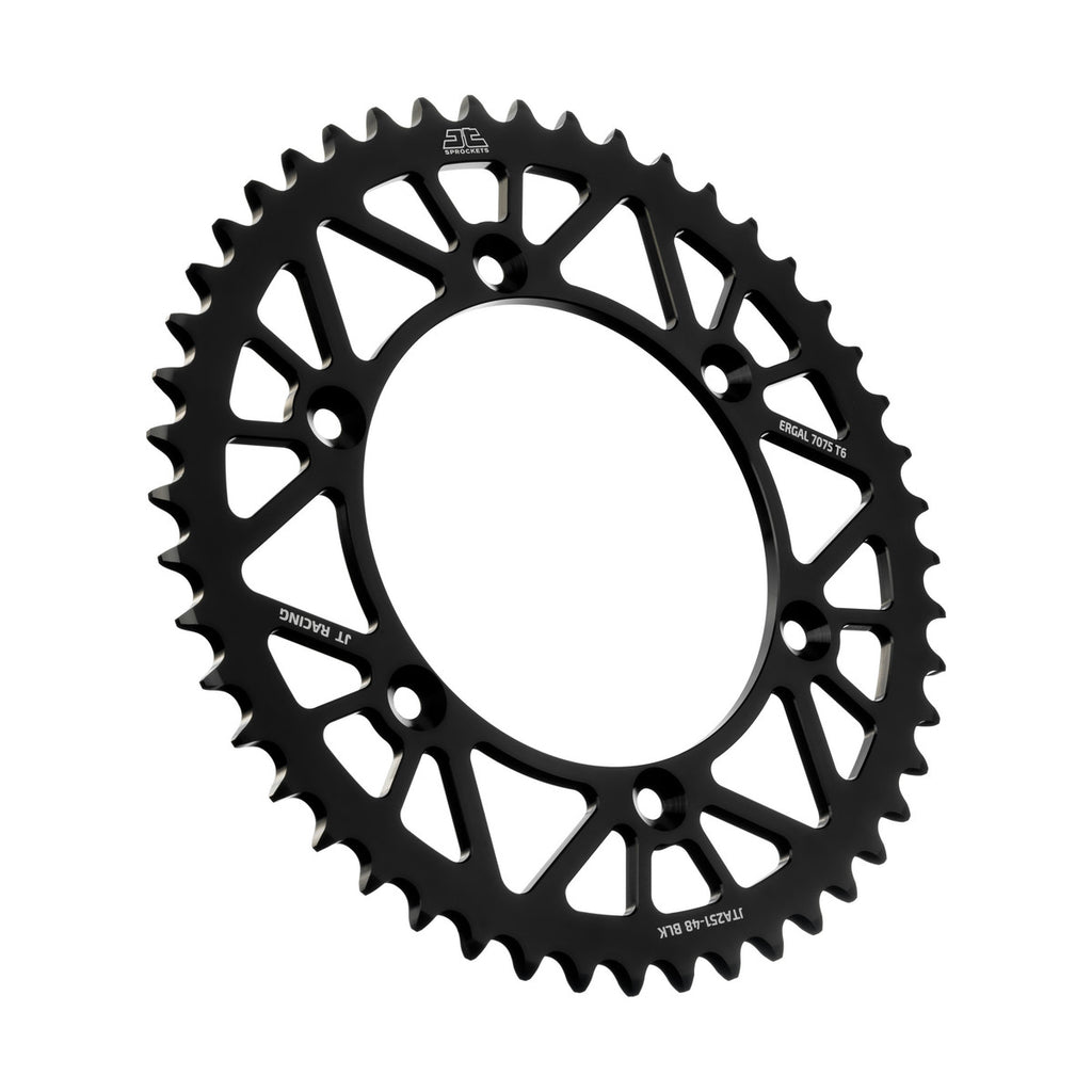 REAR SPROCKET ALLOY BLACK 251, JTA251.47BLK 7075-T6 Aluminium, SR251-47