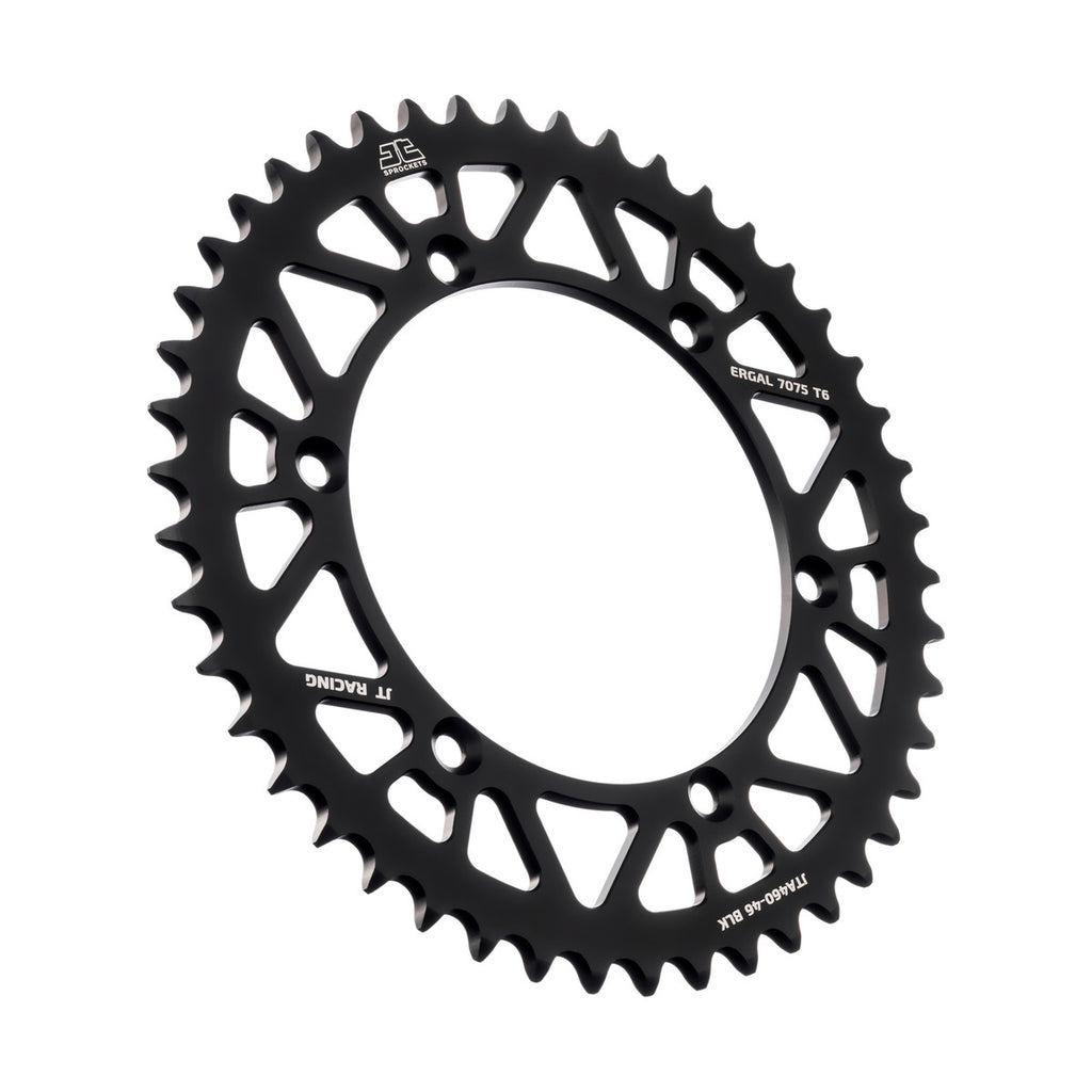 REAR SPROCKET ALLOY BLACK 460, JTA460.46BLK 7075-T6 Aluminium