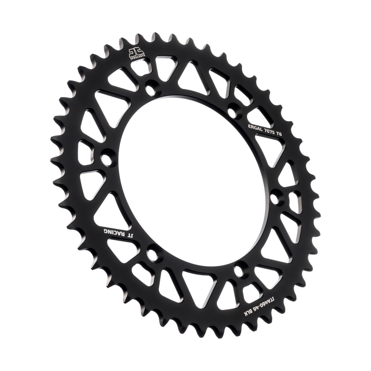 REAR SPROCKET ALLOY BLACK 460, JTA460.46BLK 7075-T6 Aluminium
