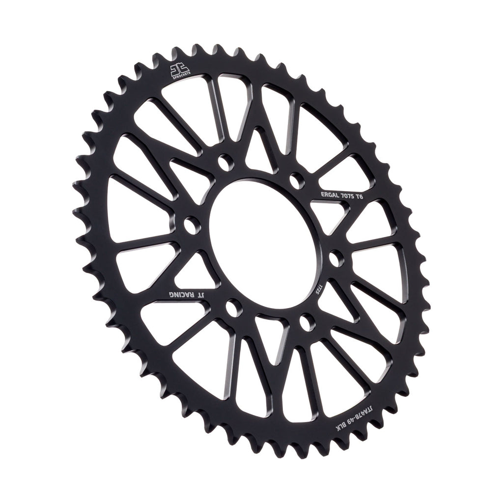 REAR SPROCKET JTA478.49BLK ALLOY, CHAIN 520 (7075-T6 Aluminium)