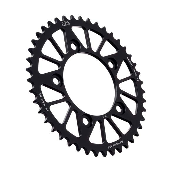REAR SPROCKET ALLOY BLACK JTA746.45BLK JT RACELITE 7075-T6