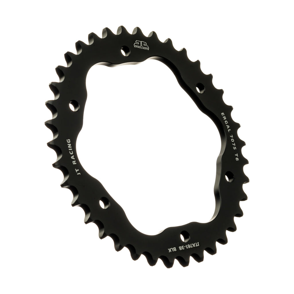 REAR SPROCKET ALLOY JTA761.38BLK, DUCATI ROAD CHAIN TYPE 525