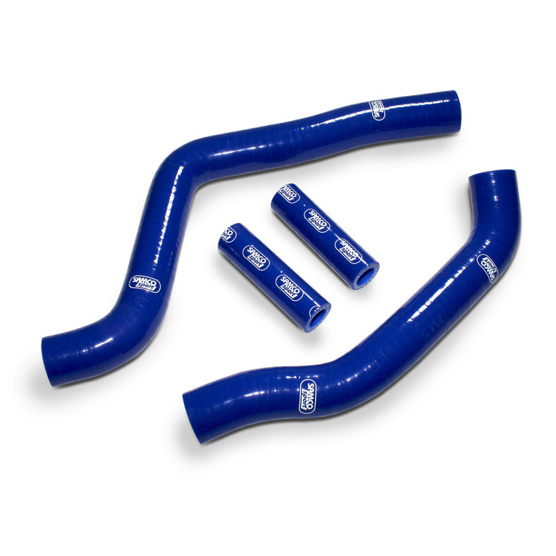 COOLANT HOSE 4 PIECE KIT BLUE 05-12 KAWASAKI 125 KX SAMCO SPORT KAW-26-BU