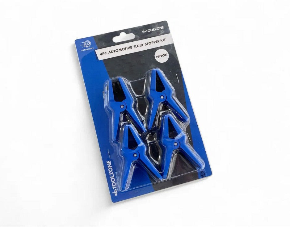4PC FUEL AC OIL LINE STOPPER HOSE CLAMP - TOOLZONE KDPAU405