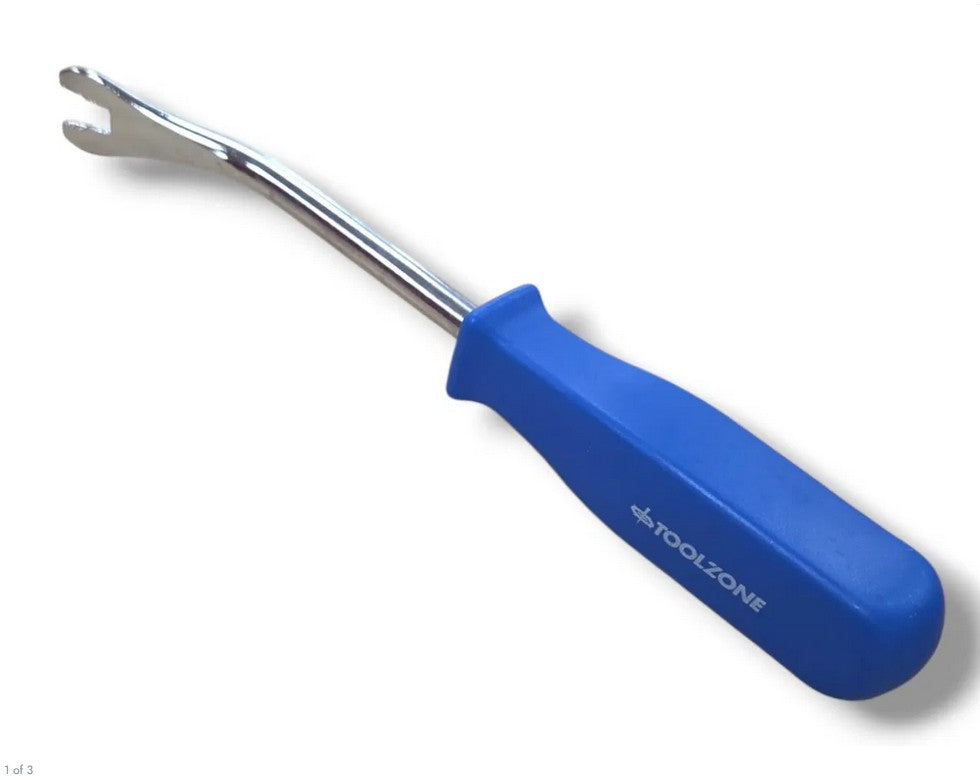 DOOR UPHOLSTERY REMOVAL PLASTIC CLIP PRY TOOL - TOOLZONE KDPAU407
