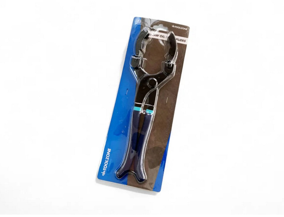 FLEXI ADJUSTABLE JAW SWIVEL OIL FILTER PLIERS - TOOLZONE KDPAU408