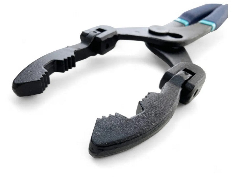 FLEXI ADJUSTABLE JAW SWIVEL OIL FILTER PLIERS - TOOLZONE KDPAU408