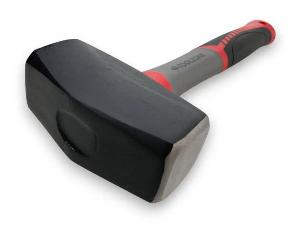 1.5Kg / 3LB FIBRE HANDLE MINI LUMP HAMMER / TRACK MARKING - TOOLZONE KDPHM175